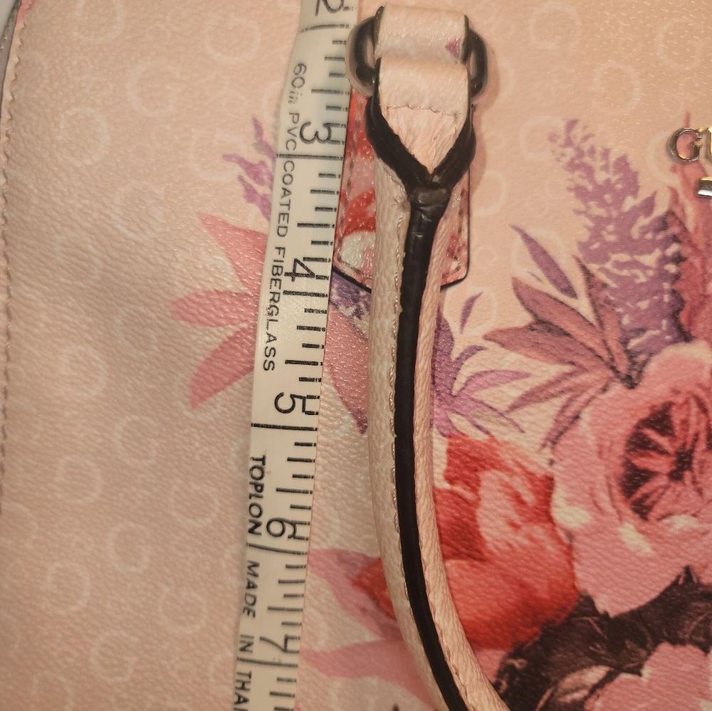 Vintage Guess Floral Print Satchel Handbag - Picture 10 of 11